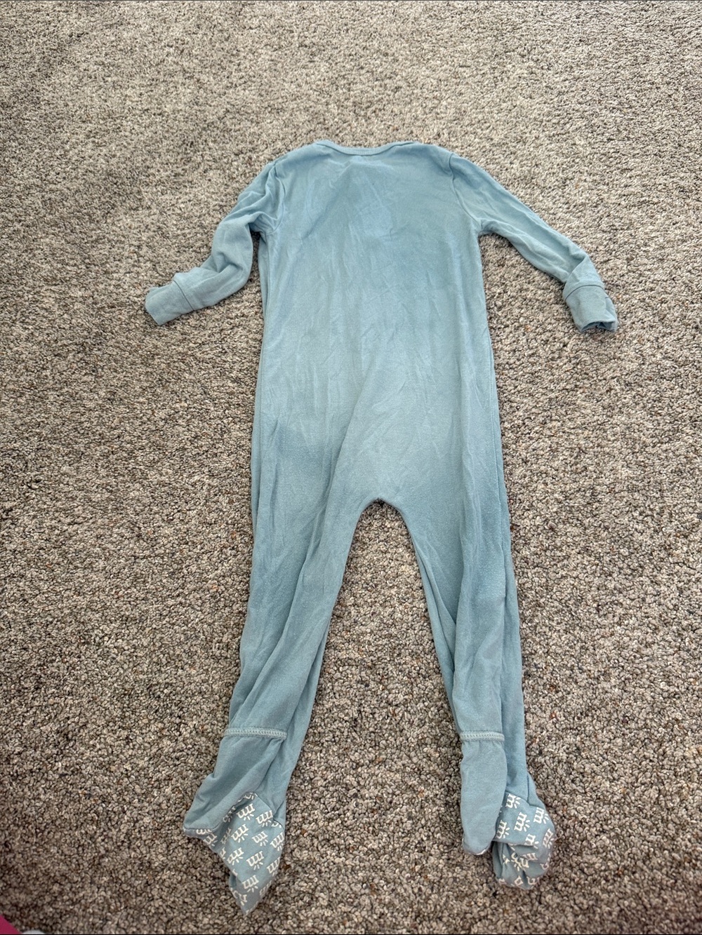 Magnetic Me Light Blue Footed One-Piece Pajamas 9-12 months - Picture 5 of 7